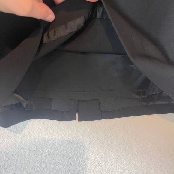 Talbots Black Pencil Skirt Womens 4 Lined Wool Blend Suiting Office Career Work - Picture 5 of 10